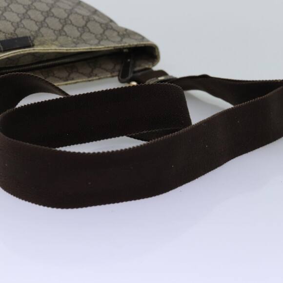 GUCCI GG Supreme Shoulder Bag Pvc Leather Beige - Picture 7 of 12